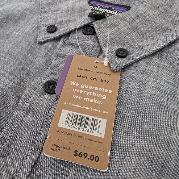 Patagonia Chambray short sleeve button down - new, with tags - Picture 5 of 7